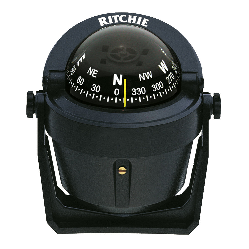 Ritchie B-51 Explorer Compass - Bracket Mount - Black - Reel Draggin' Tackle