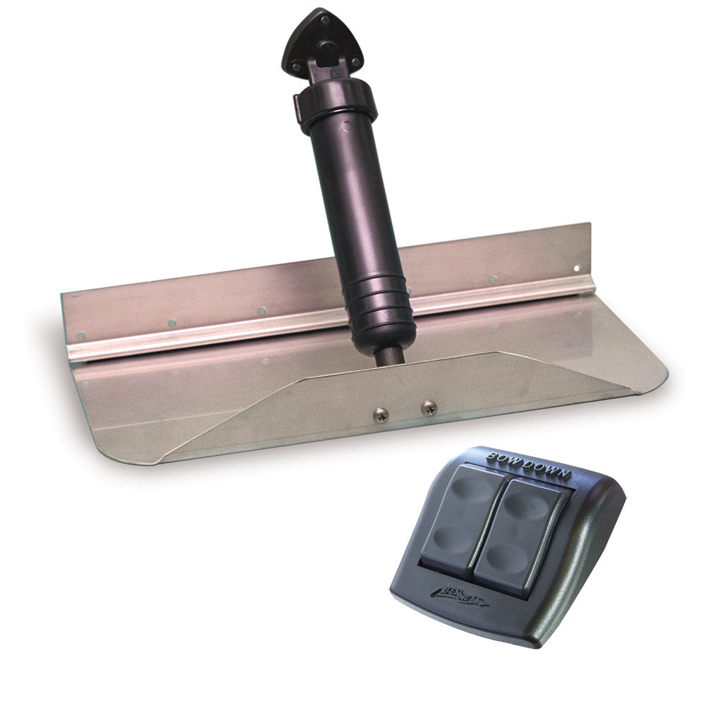Bennett Trim Tab Kit 12" x 9" w/Euro Rocker Switch - Reel Draggin' Tackle