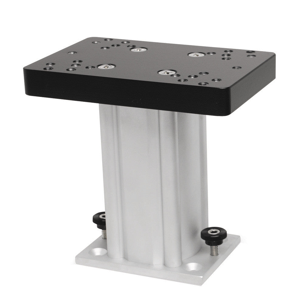 Cannon Aluminum Fixed Base Downrigger Pedestal - 6" - Reel Draggin' Tackle