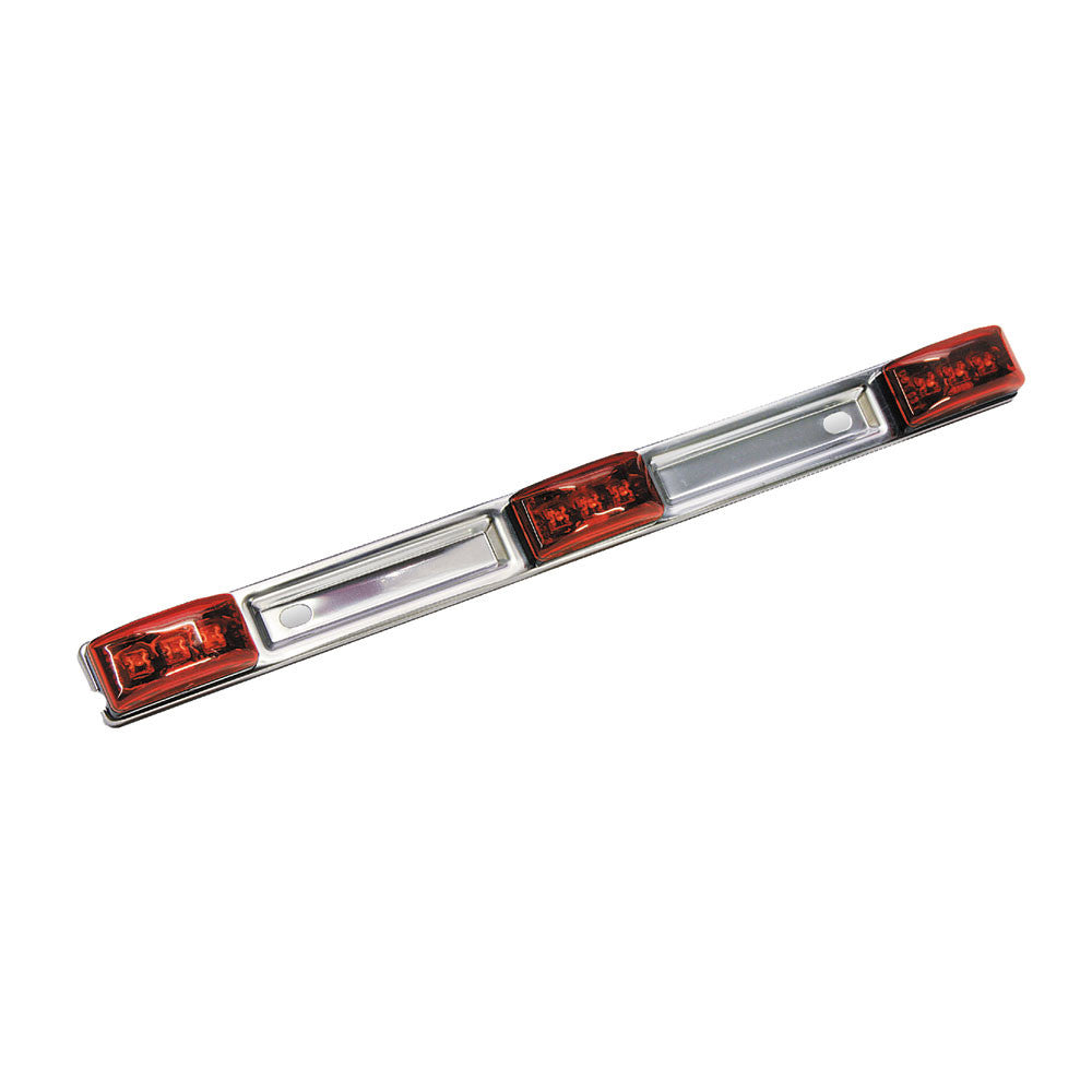 Wesbar Waterproof LED ID Light Bar - Red - Reel Draggin' Tackle