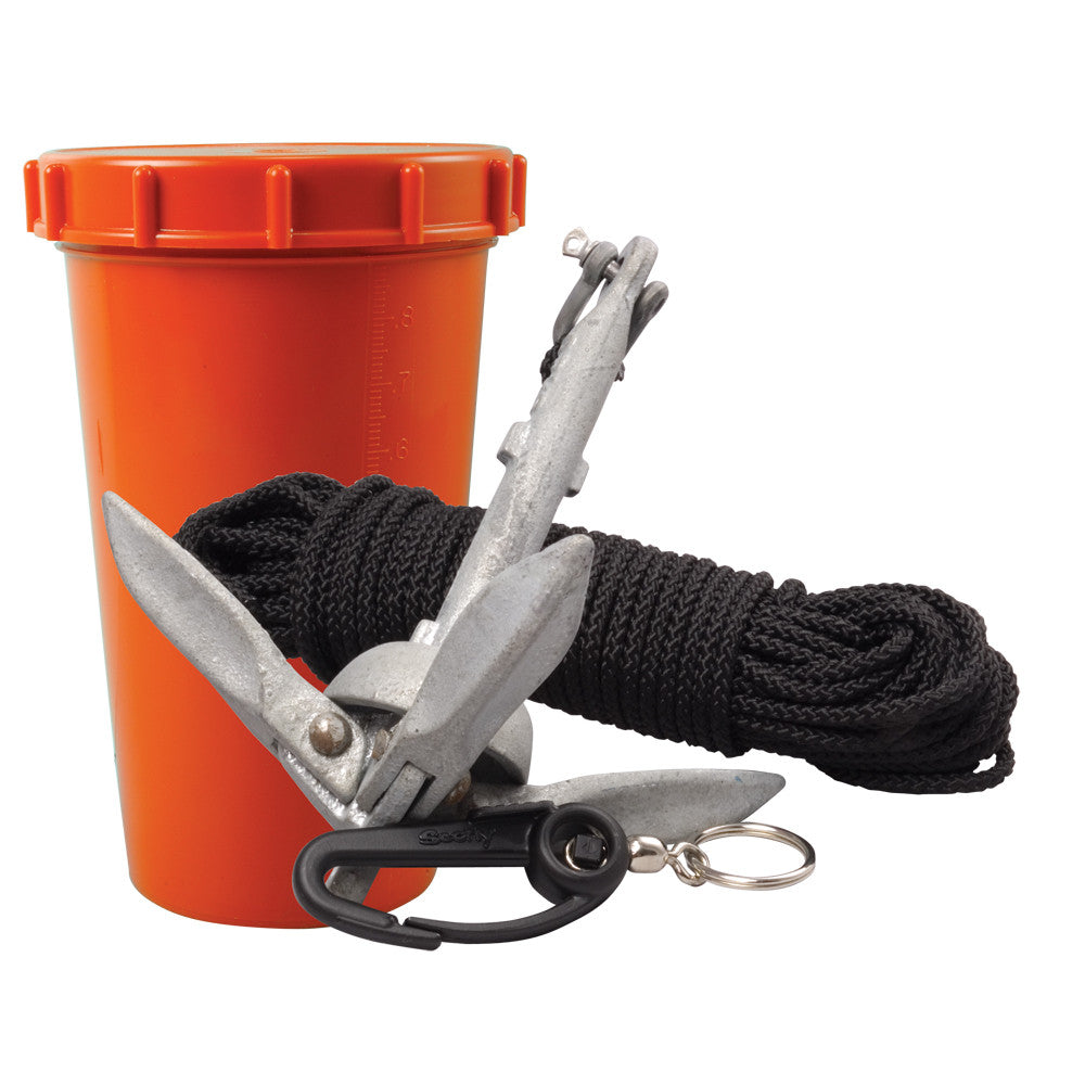 Scotty Anchor Kit - 1.5lbs Anchor & 50' Nylon Line - Reel Draggin' Tackle