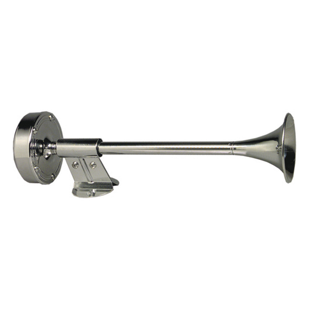 Ongaro Deluxe SS Shorty Single Trumpet Horn - 12V - Reel Draggin' Tackle