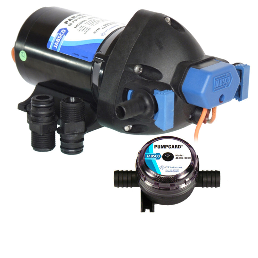 Jabsco Par-Max Shower Drain/General Purpose Pump - 3.5GPM-25psi-12VDC - w/Strainer - Reel Draggin' Tackle