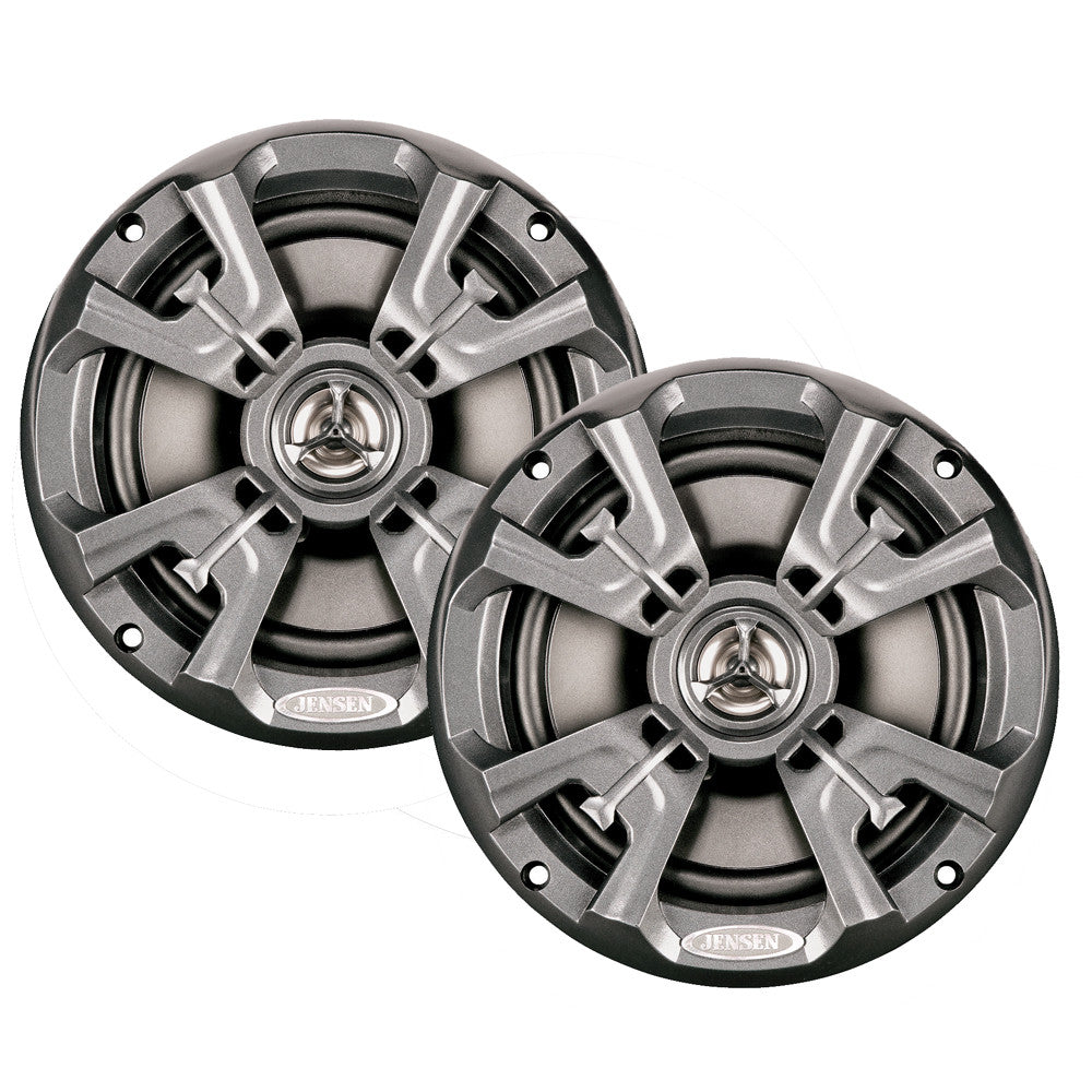 JENSEN MSX60RVR 6.5" High Performance Coaxial Speaker - (Pair) Silver - Reel Draggin' Tackle