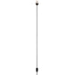 Attwood Frosted Globe All-Around Pole Light w/2-Pin Locking Collar Pole - 12V - 42"