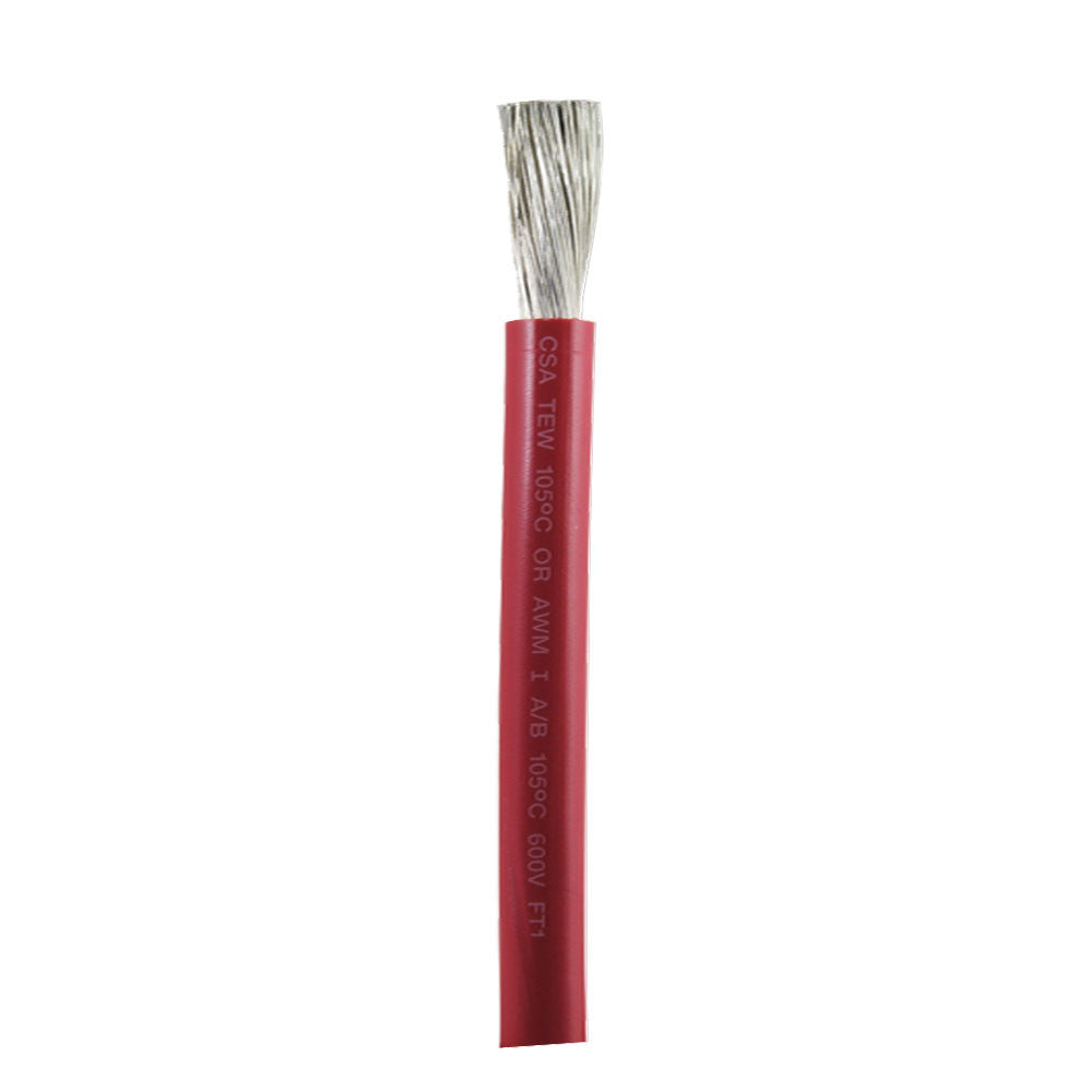 Ancor Red 2/0 AWG Battery Cable - Sold By The Foot - Reel Draggin' Tackle