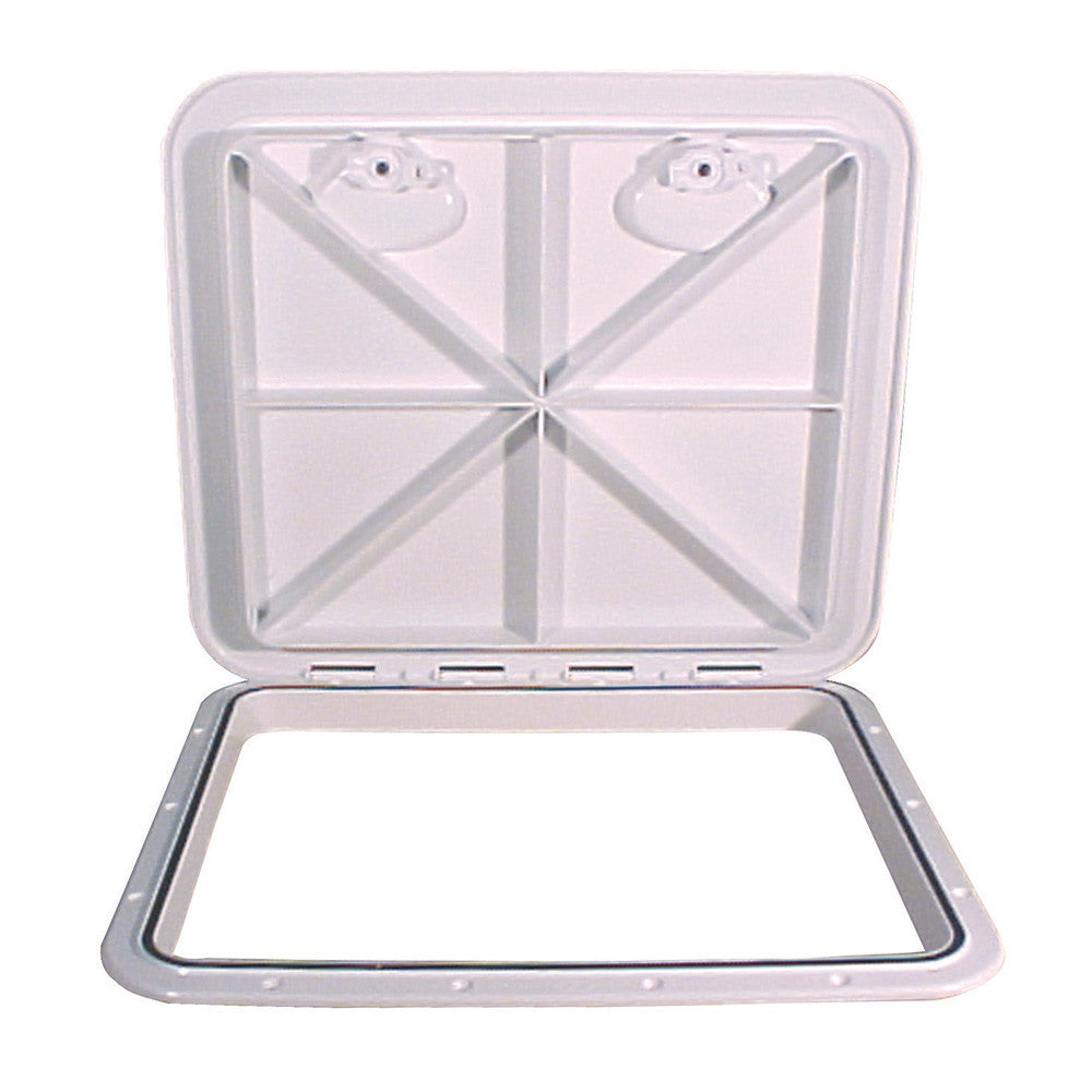 Beckson 18x21" Flush Hatch Horizontal or Vertical - White - Reel Draggin' Tackle