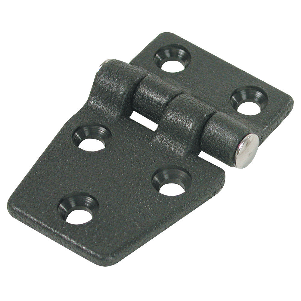 Whitecap Shortside Door Hinge - Black Nylon - 1-3/8" x 2-1/4" - Reel Draggin' Tackle