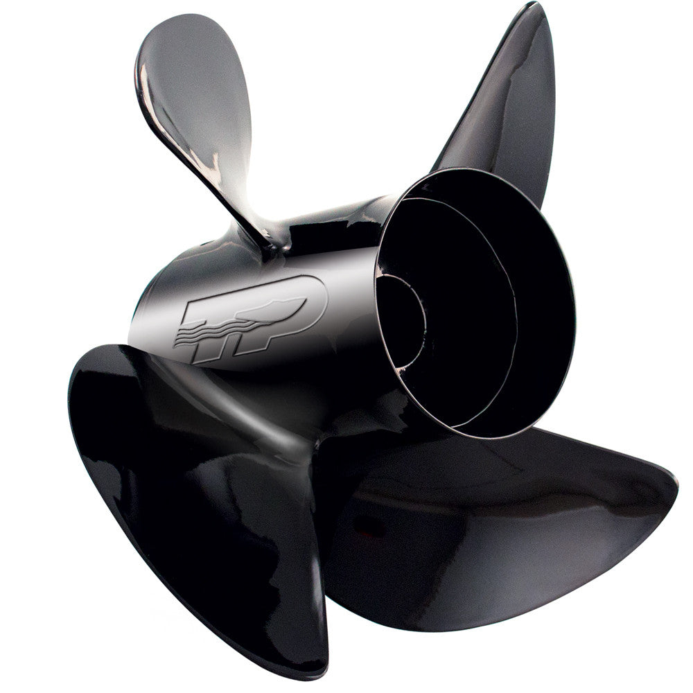 Turning Point LE1/LE2-1315-4 Hustler® Aluminum - Right-Hand Propeller - 13.5 x 15 - 4-Blade - Reel Draggin' Tackle
