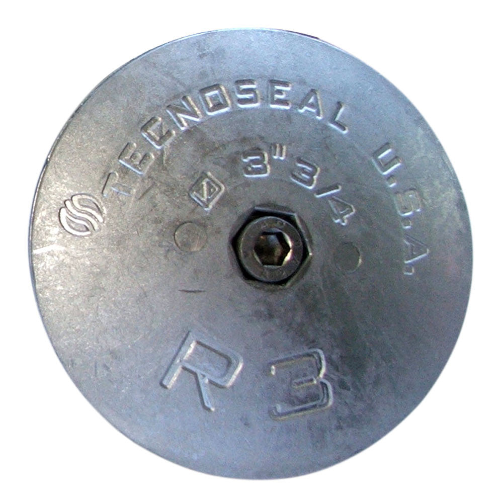 Tecnoseal R3AL Rudder Anode - Aluminum - 3-3/4" Diameter - Reel Draggin' Tackle