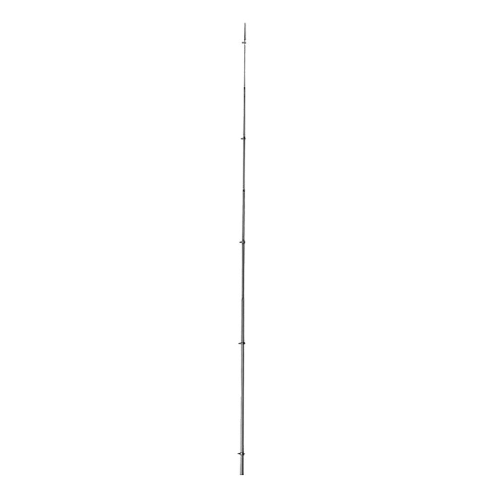 Rupp Center Rigger Pole - Aluminum/Silver - 18' - Reel Draggin' Tackle