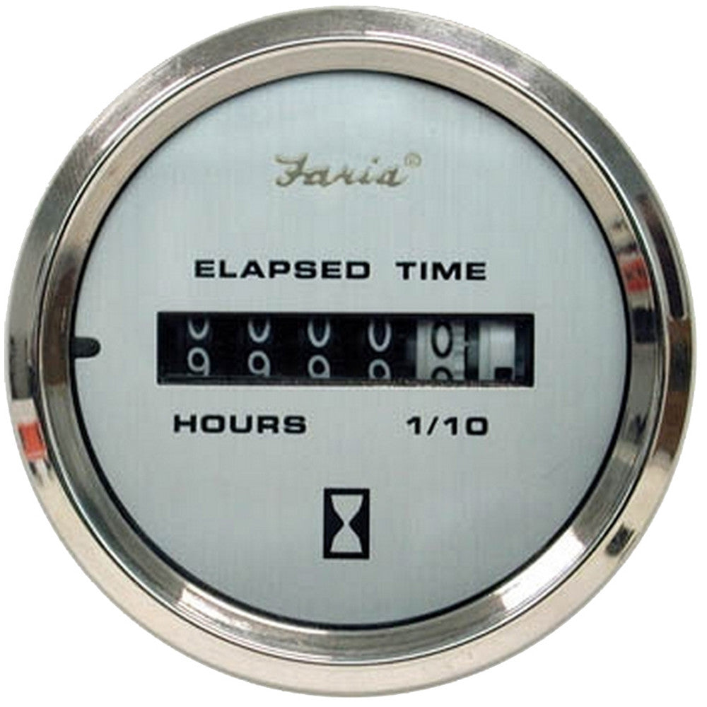 Faria Kronos 2" Hourmeter (10,000 Hrs) (12-32 VDC) - Reel Draggin' Tackle