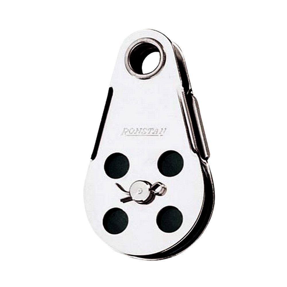 Ronstan Wire Block - Tubular Rivet Head w/Removable Nylatron® Sheave - 45mm(1-3/4") Sheave Diameter - Reel Draggin' Tackle