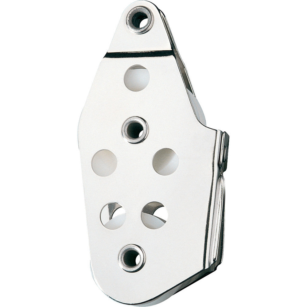 Ronstan Series 29 Fiddle Block - Narrow w/Tube Rivet Head & V-Jam Cleat - Reel Draggin' Tackle