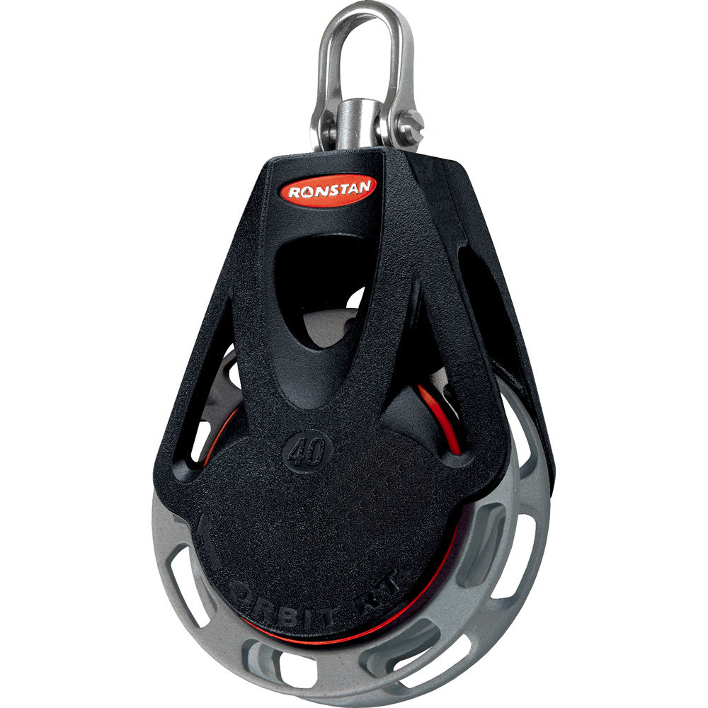 Ronstan Series 40 Ratchet Orbit Block™ - Single - Auto - Swivel Shackle Head - Reel Draggin' Tackle