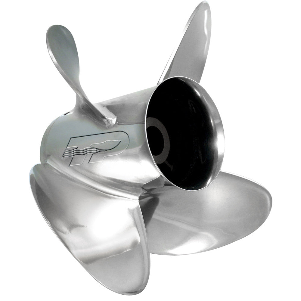 Turning Point Express® EX1-1319-4/EX2-1319-4 Stainless Steel Right-Hand Propeller - 13 x 19 - 4-Blade - Reel Draggin' Tackle