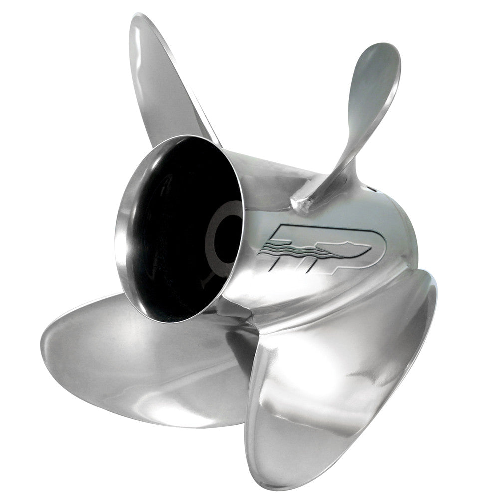 Turning Point Express® EX-1421-4L Stainless Steel Left-Hand Propeller - 14 x 21 - 4-Blade - Reel Draggin' Tackle
