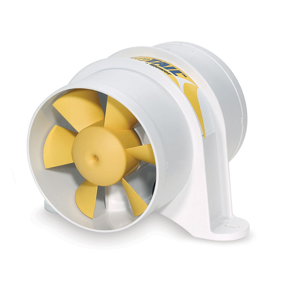 SHURFLO YELLOWTAIL™ 4" Marine Blower - 12 VDC, 215 CFM - Reel Draggin' Tackle