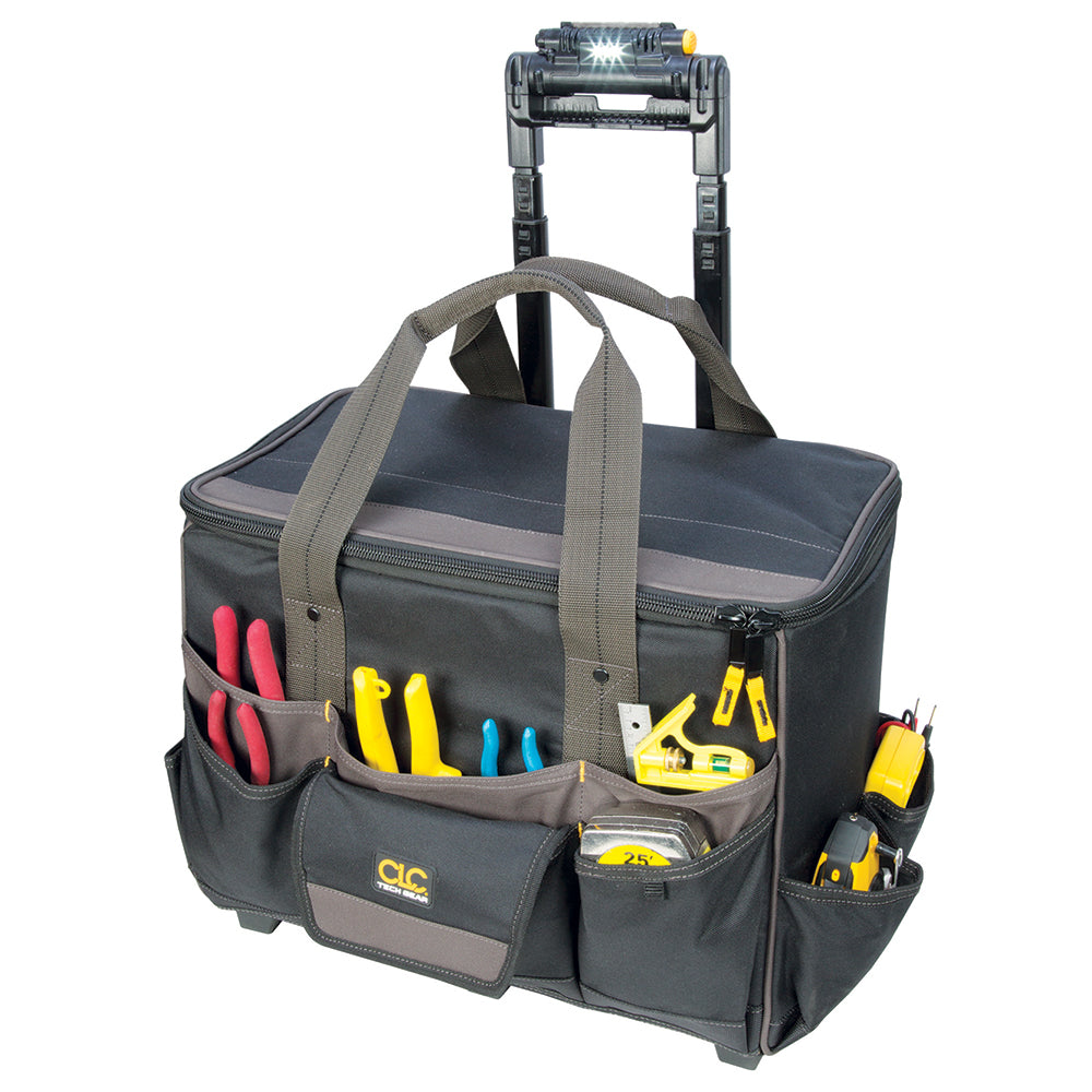 CLC L258 Tech Gear Lighted Handle Roller Bag - 17"