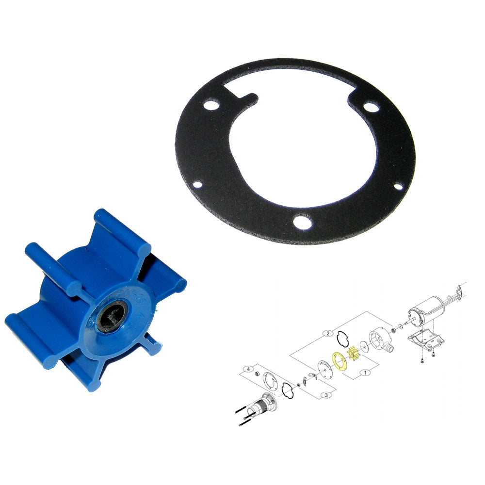 SHURFLO Macerator Impeller Kit f/3200 Series - Includes Gasket - Reel Draggin' Tackle