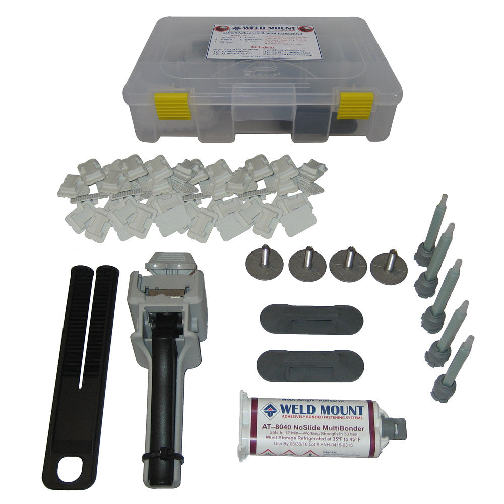 Weld Mount Adhesively Bonded Fastener Kit w/AT 8040 Adhesive - Reel Draggin' Tackle