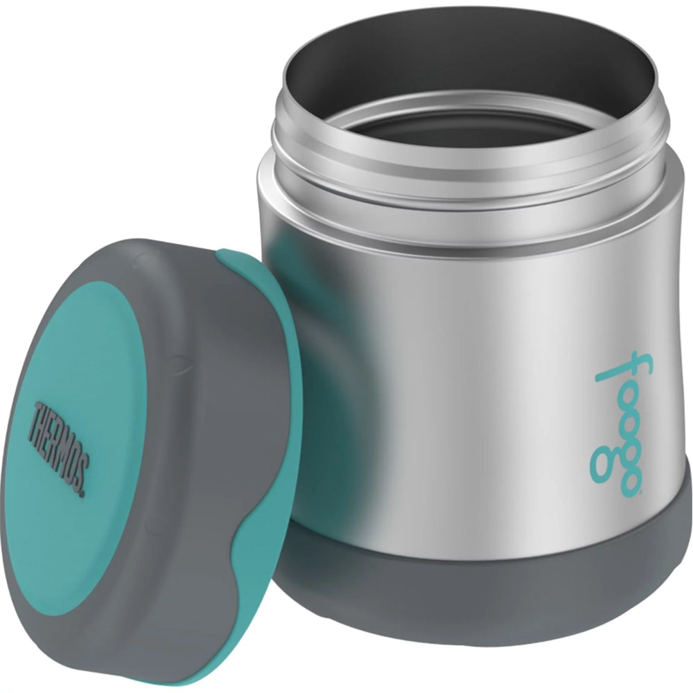 Thermos Foogo Stainless Steel, Vacuum Insulated Food Jar - Teal/Smoke - 10 oz.