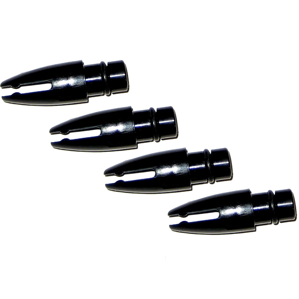 Rupp Replacement Spreader Tips - 4 Pack - Black - Reel Draggin' Tackle