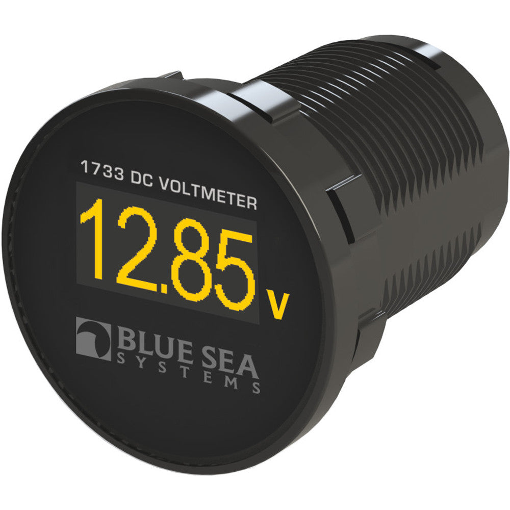 Blue Sea 1733 Mini OLED DC Voltmeter - Reel Draggin' Tackle