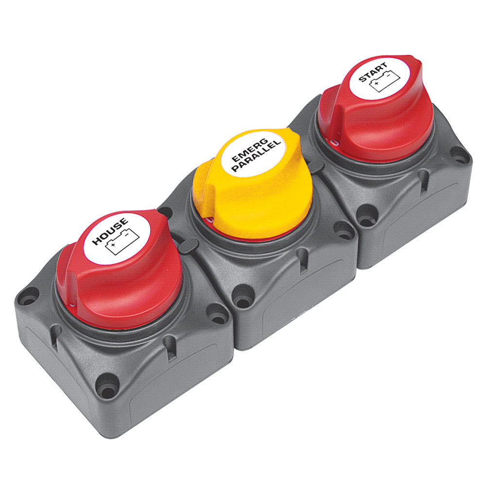 BEP Battery Distribution Cluster f/Single Engine w/Two Battery Banks w/Motorized VSR - Reel Draggin' Tackle
