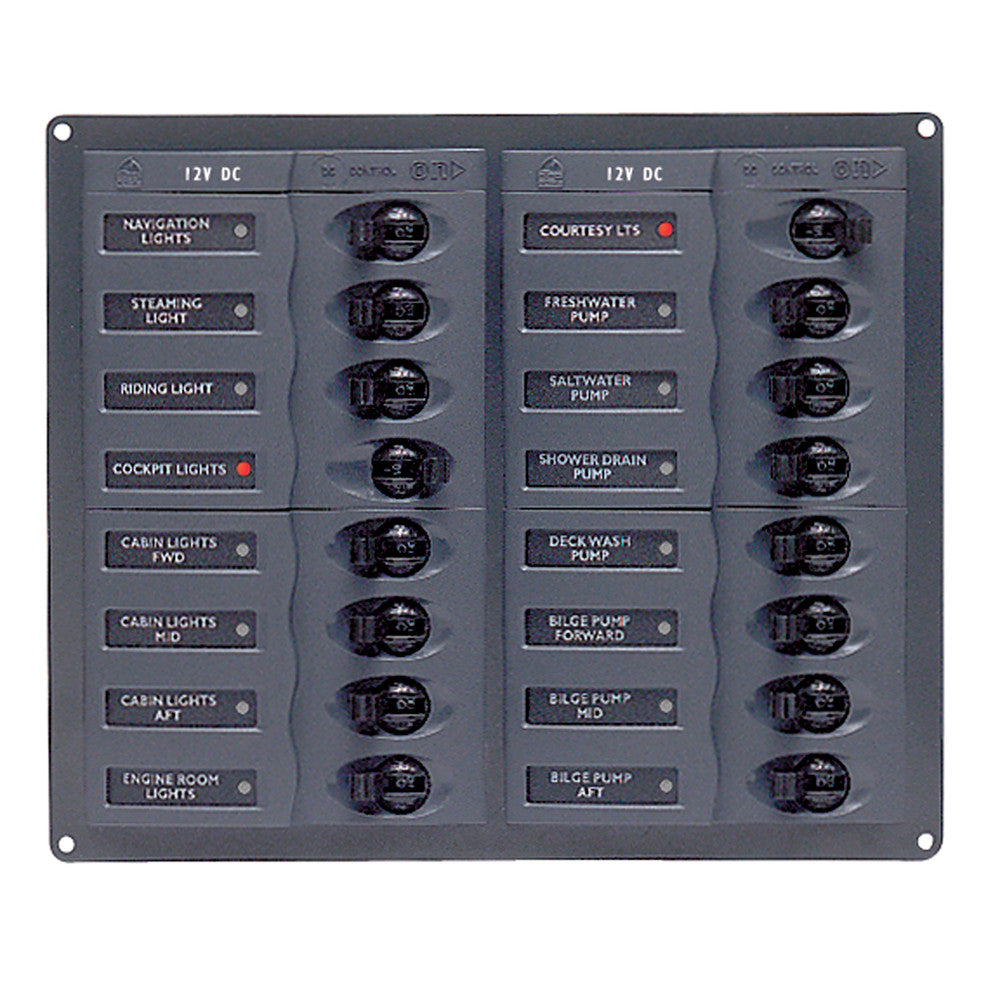 BEP DC Panel - 16-Way - No Meter - Reel Draggin' Tackle