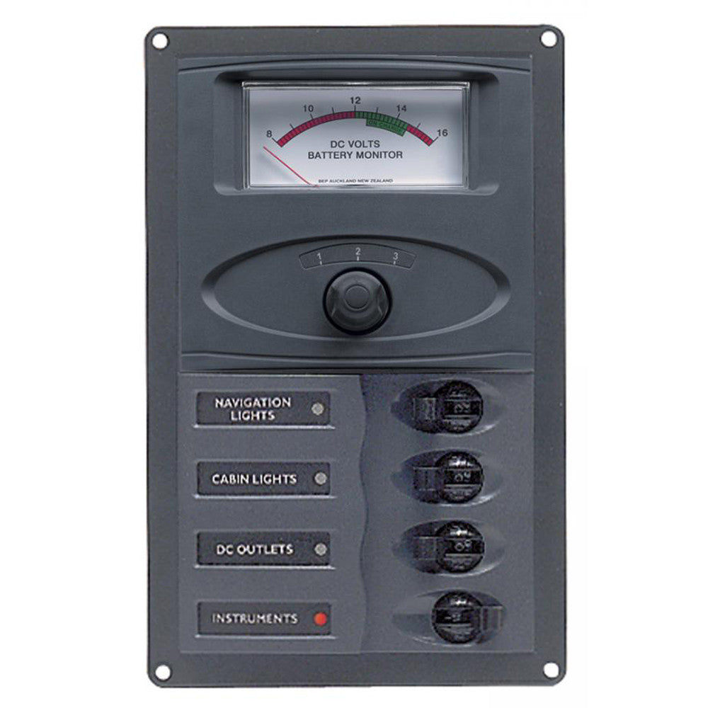 BEP Panel 4SP DC12V Analog Vertical - Reel Draggin' Tackle