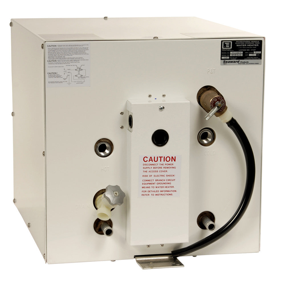 Whale Seaward 11 Galllon Hot Water Heater W/Front Heat Exchanger White Epoxy Finish - Reel Draggin' Tackle