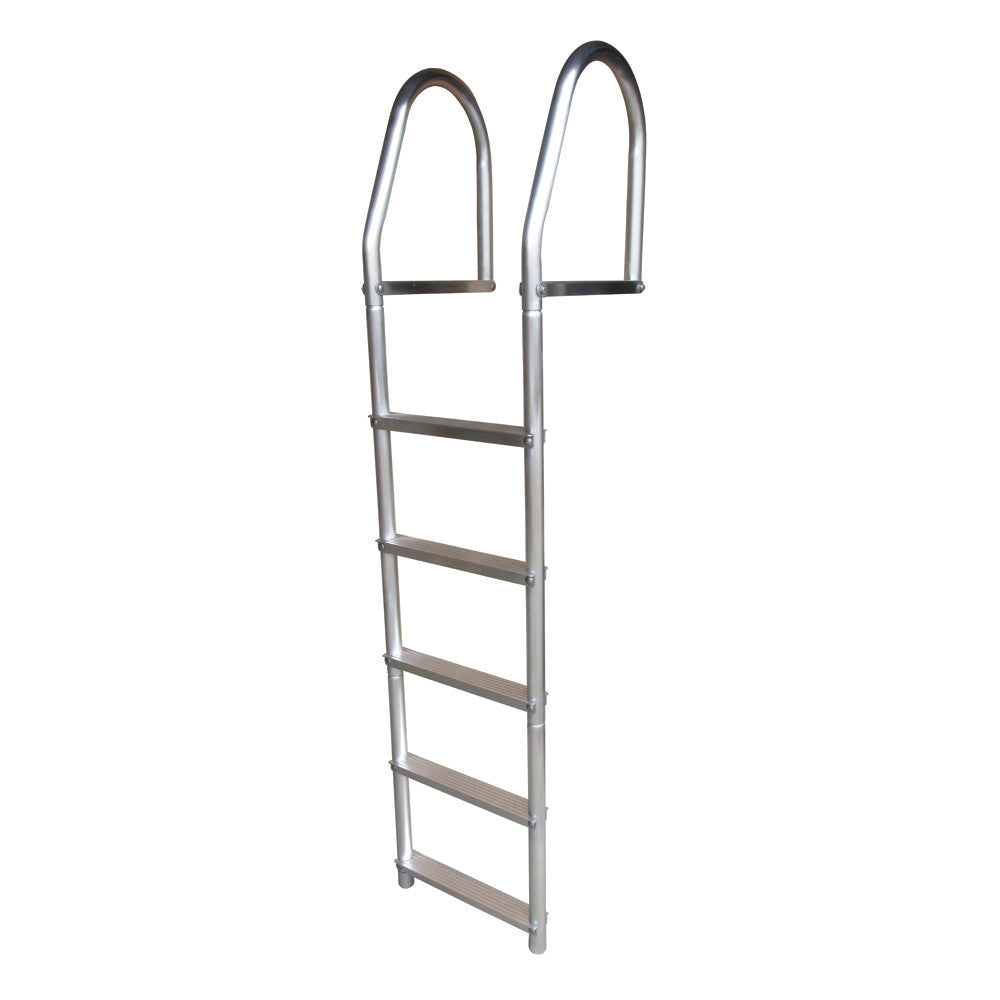 Dock Edge Fixed Eco - Weld Free Aluminum 5-Step Dock Ladder - Reel Draggin' Tackle
