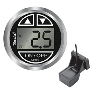 Faria Chesapeake SS Black 2" Depth Sounder w/Transom Mount Transducer - Reel Draggin' Tackle