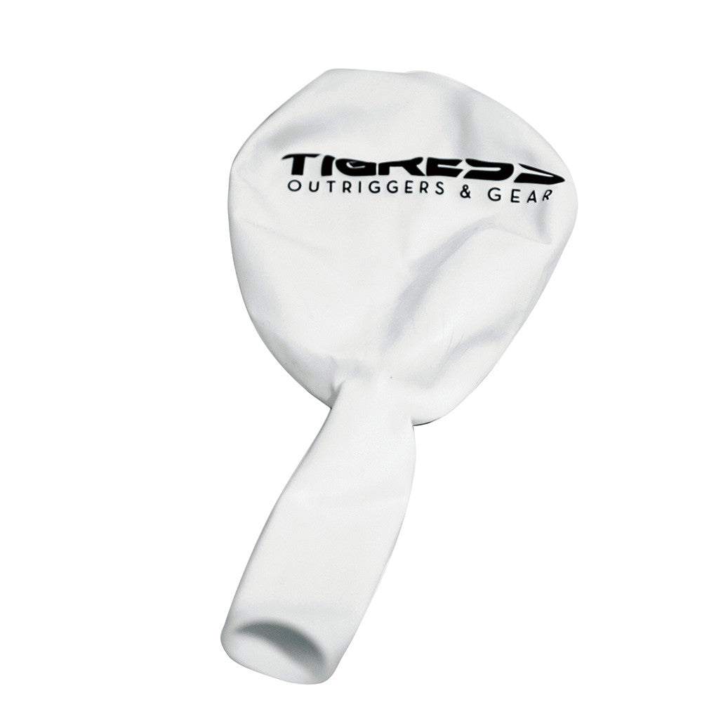 Tigress White Helium Ballons - Reel Draggin' Tackle
