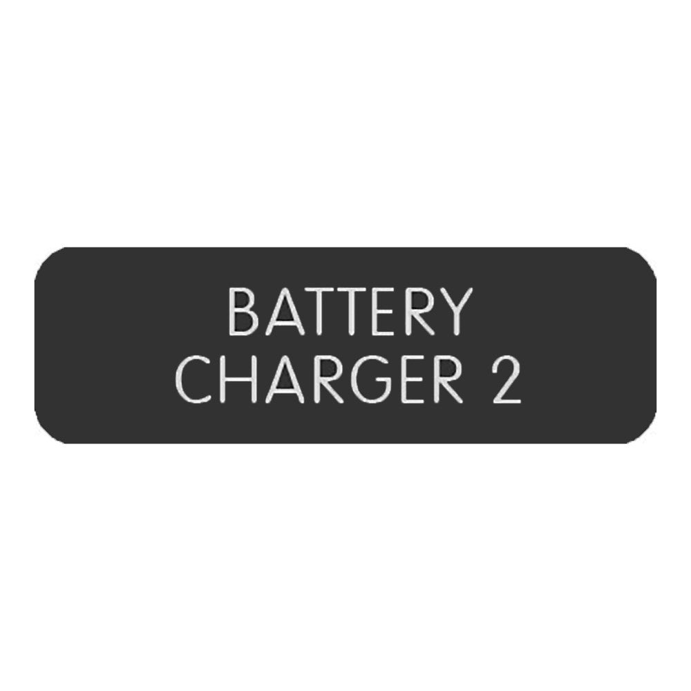 Blue Sea Large Format Label - "Battery Charger 2"