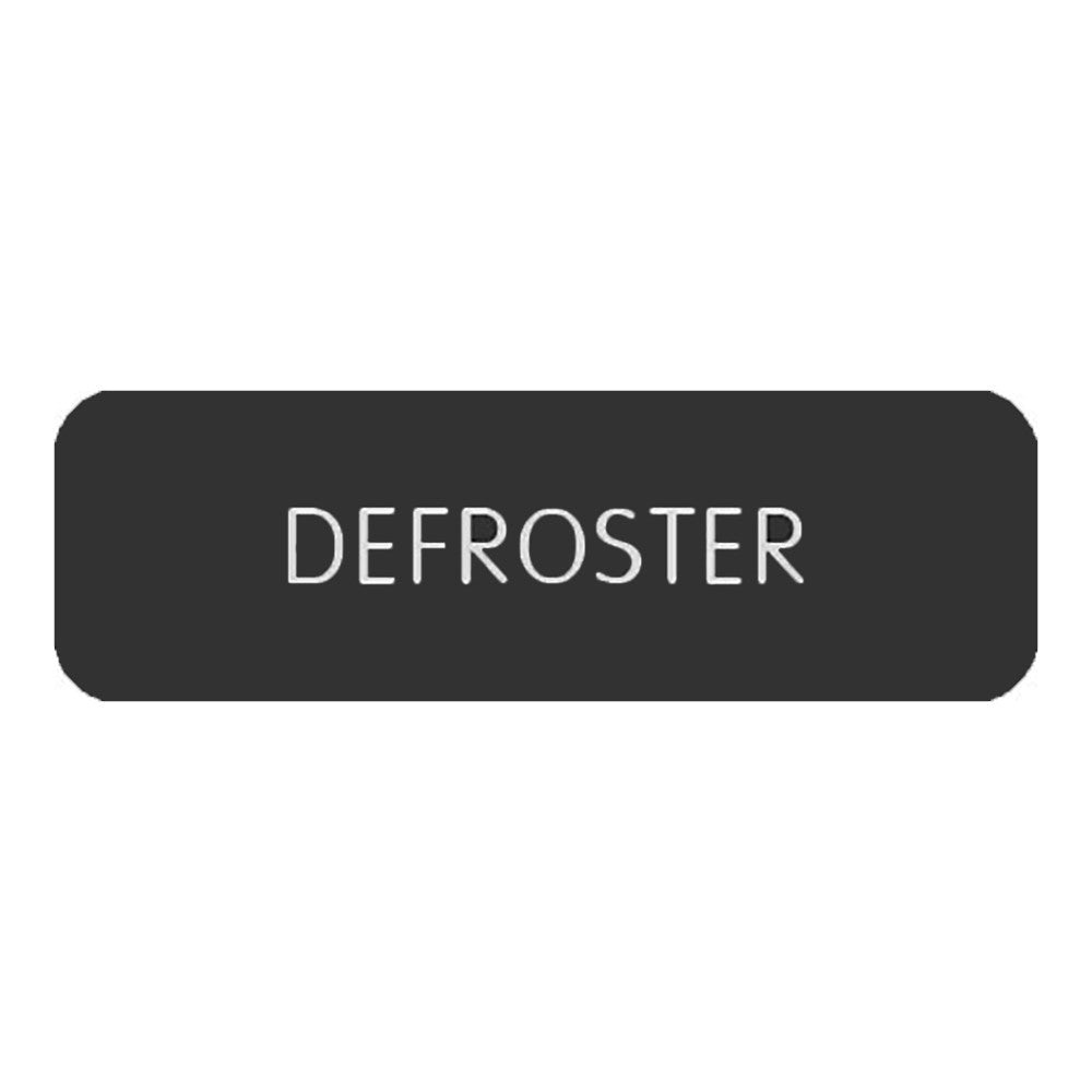 Blue Sea Large Format Label - "Defroster" 