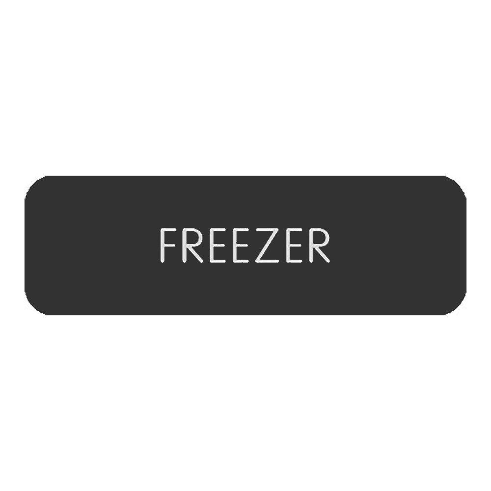 Blue Sea Large Format Label - "Freezer"