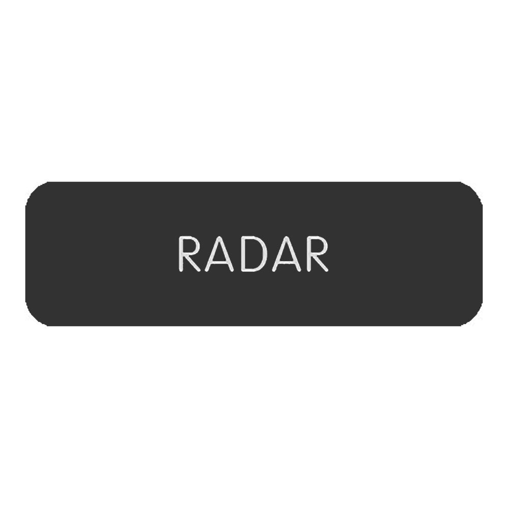 Blue Sea Large Format Label - "Radar"