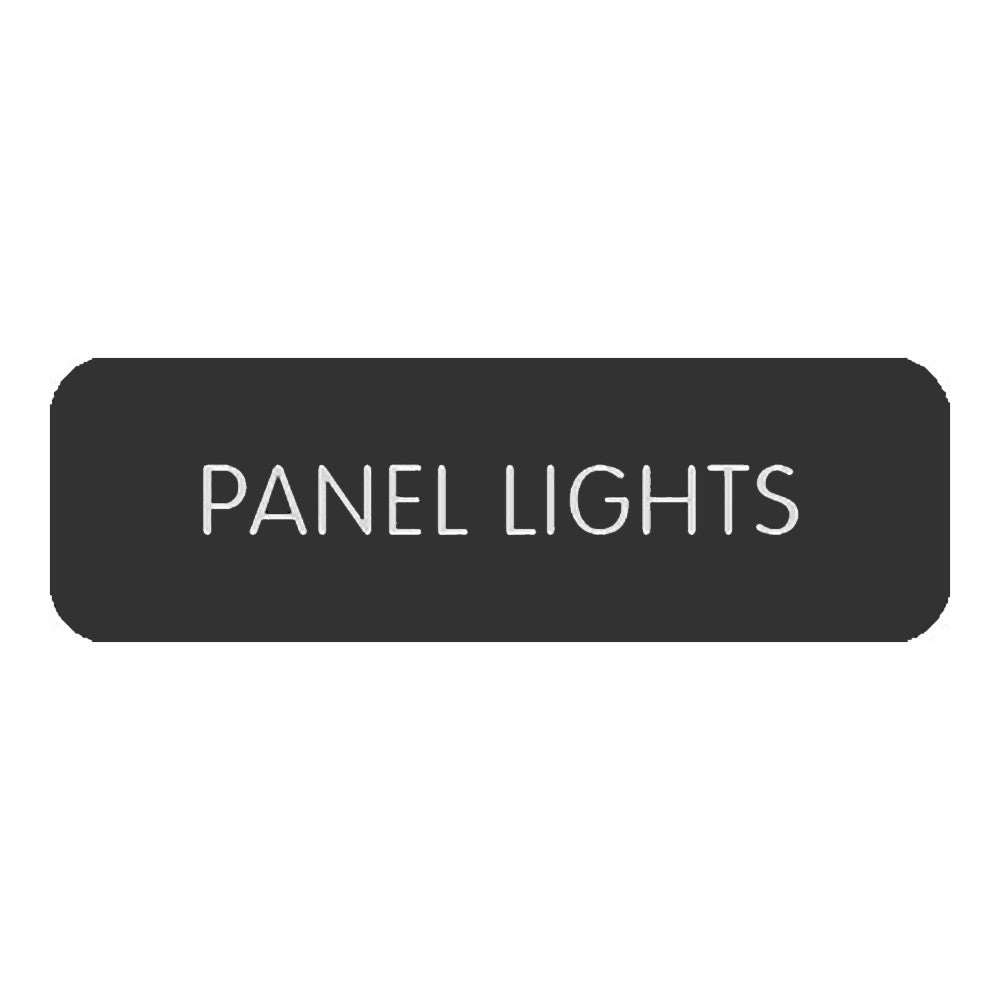 Blue Sea Large Format Label - "Panel Lights"