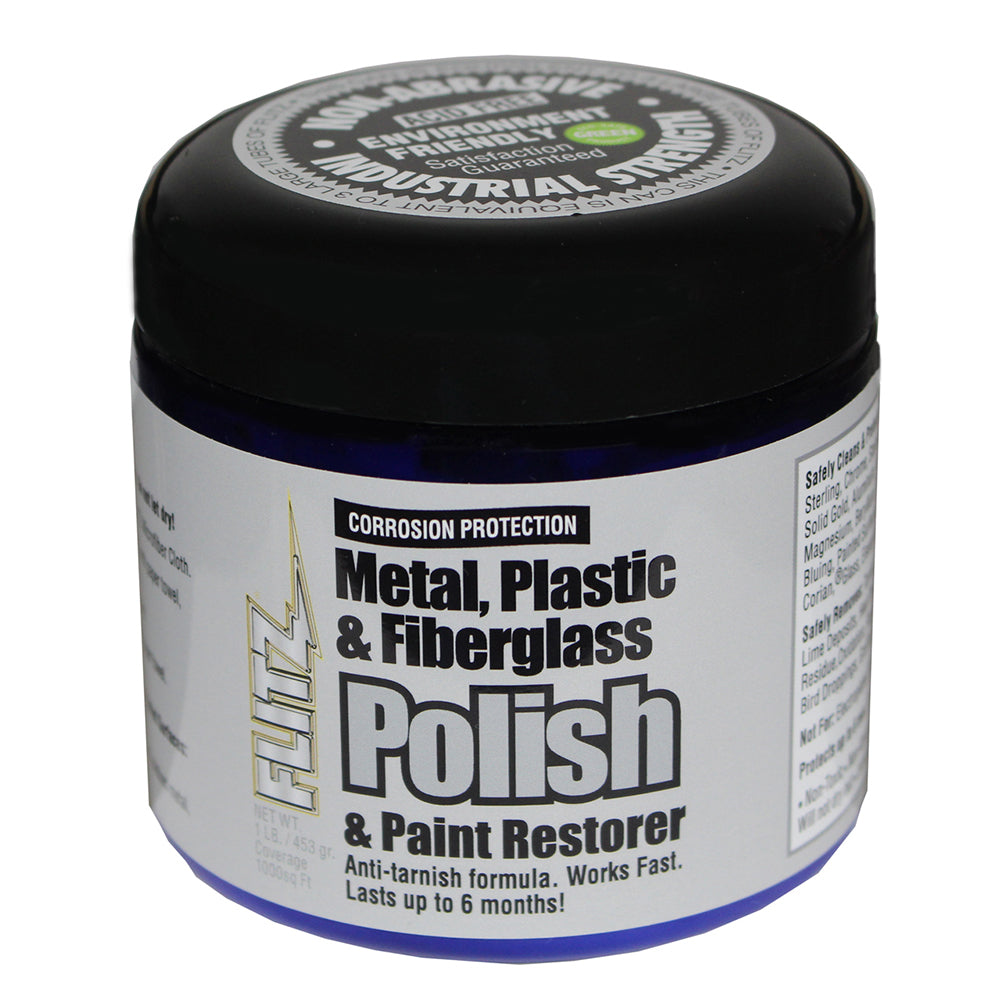 Flitz Metal, Plastic Fiberglass Polish Paste - 1.0lb