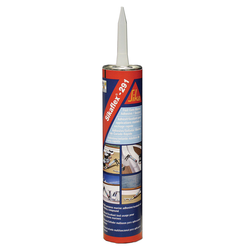 Sika Sikaflex 291 Fast Cure Adhesive Sealant 10.3oz(300ml) Cartridge - Black
