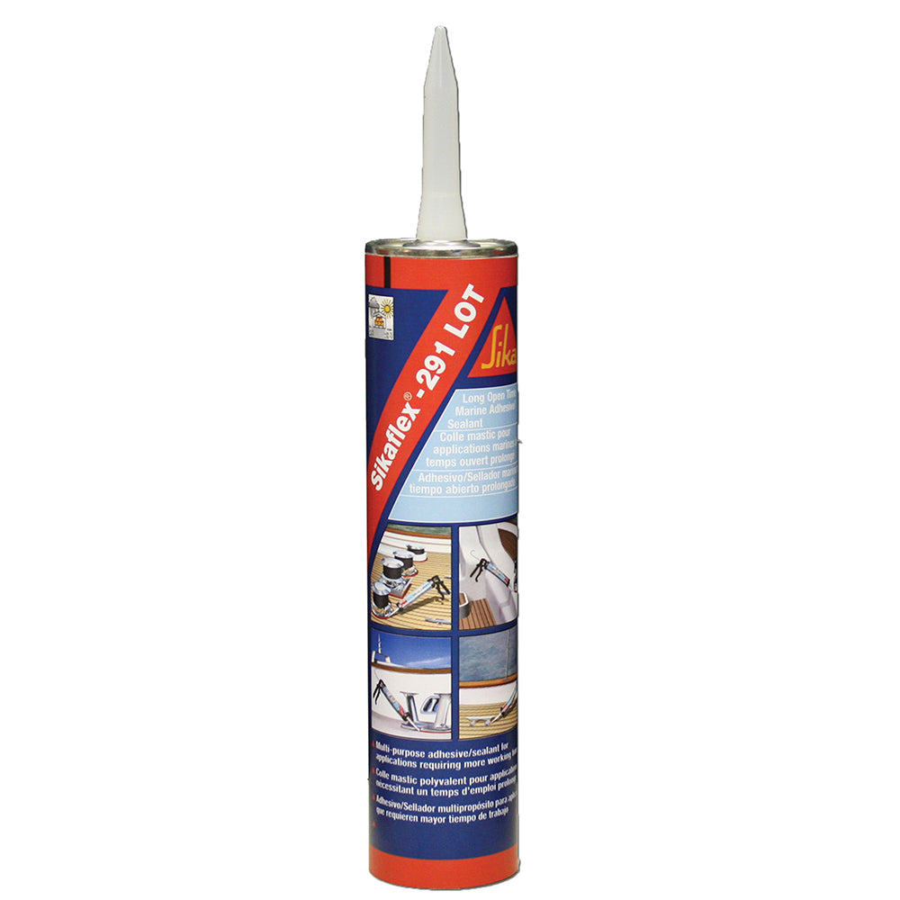 Sika Sikaflex 291 LOT Slow Cure Adhesive Sealant 10.3oz(300ml) Cartridge - White