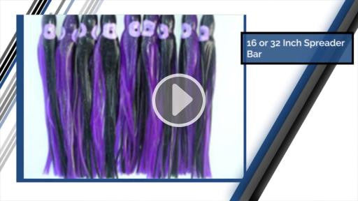 Spreader Bars -5 inch Skirt Squid BIRD Bars