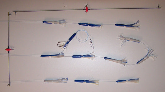 Spreader Bars -5 inch Shell Squid - Reel Draggin' Tackle - 2