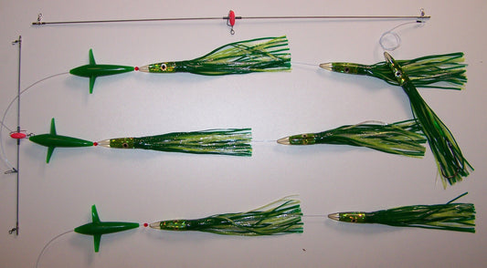 Slammer Spreader Bar Re Rigging Kits -With Birds - Reel Draggin' Tackle - 1