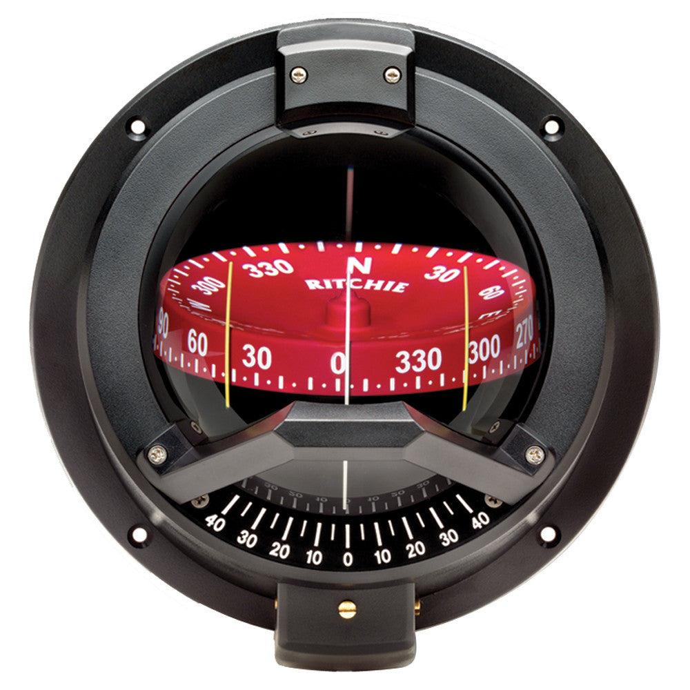Ritchie BN-202 Navigator Compass - Bulkhead Mount - Black - Reel Draggin' Tackle