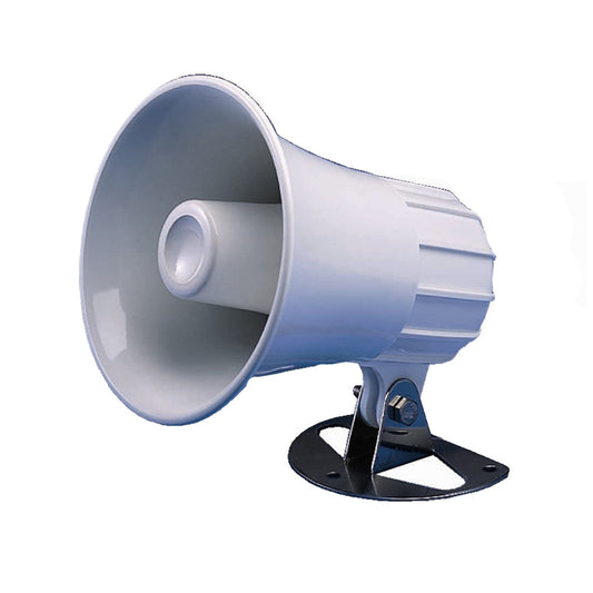 Standard Horizon 4.5" Round Hailer/PA Horn - White - Reel Draggin' Tackle