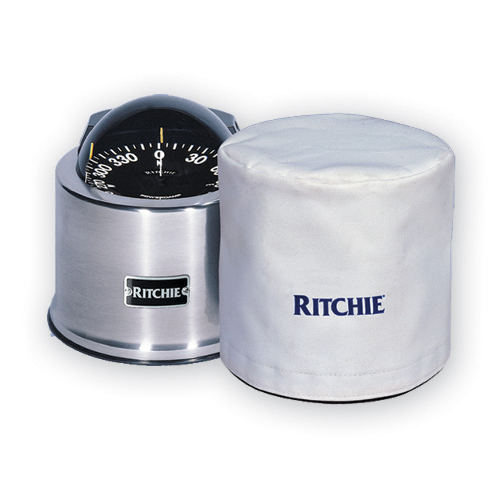 Ritchie GM-5-C GlobeMaster 5&#34; Binnacle Cover - White - Reel Draggin' Tackle