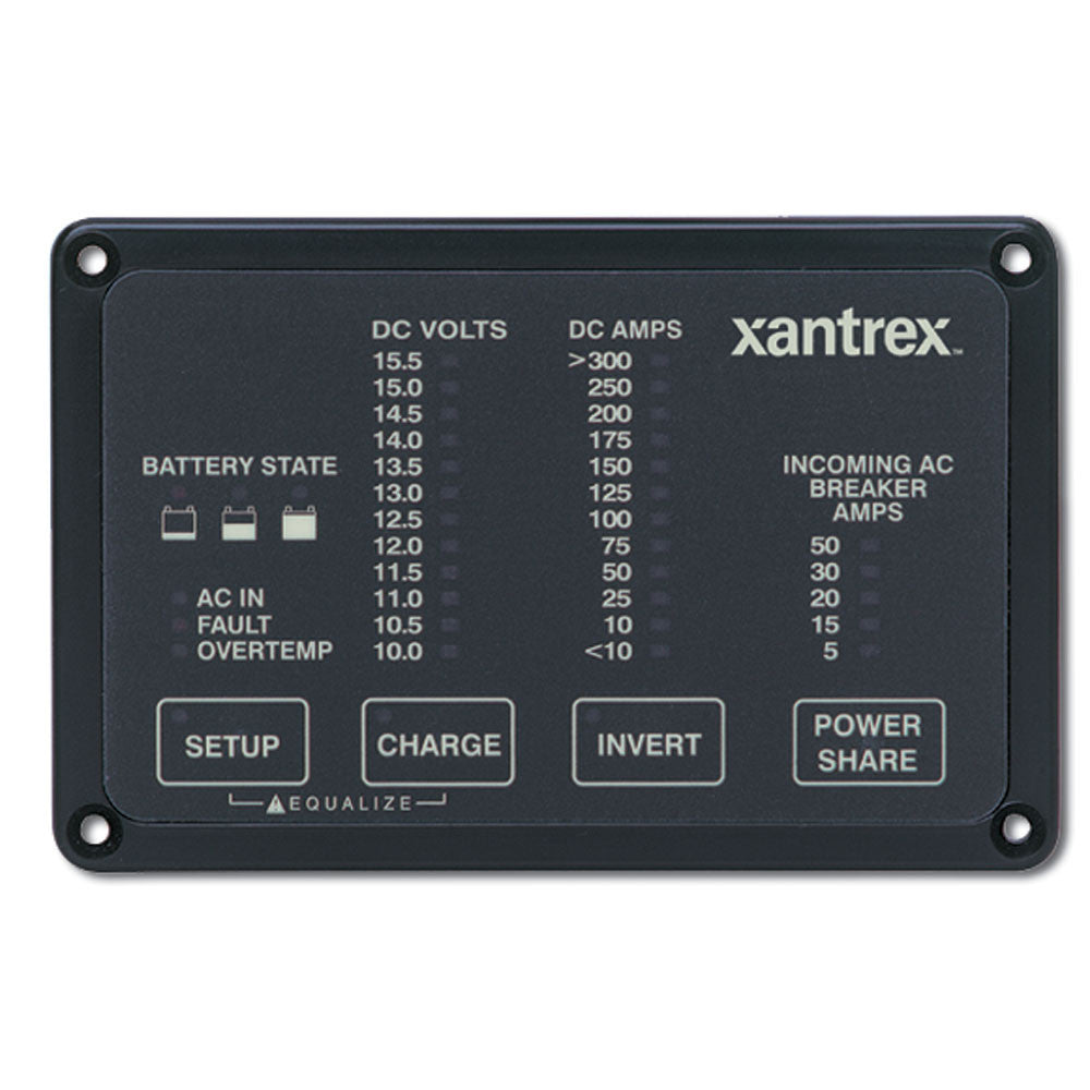 Xantrex Heart FDM-12-25 Remote Panel, Battery Status & Freedom Inverter/Charger Remote Control - Reel Draggin' Tackle